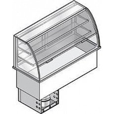 Встраиваемый прилавок-витрина для холодных блюд Emainox I7VV2RVR2