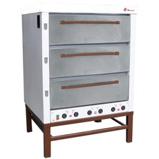 Хлебопекарная ярусная печь ХПЭ-500 (оцинкованная, в обрешетке)