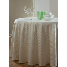 Скатерть круглая Astinn Rombo (шампанское) D=155 см (подгиб 1 см)