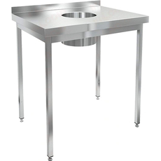 Стол пристенный для сбора отходов, отв. по середине НДСО-9/6Б