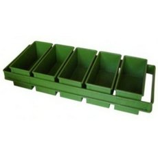 Блок форм для хлеба Bassanina (4 шт по 300x100x100)