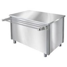 Прилавок нейтральный Iterma МН-1400/900-2Р (с направляющей)