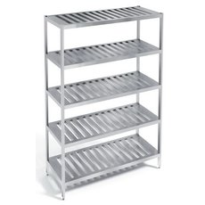 Стеллаж кухонный с полками под стаканы СР-1,8*12/5 (э)