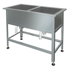 Ванна моечная сварная ВМ2/6 (оц.)