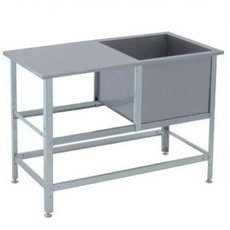 Ванна сварная с рабочей поверхностью слева ВСЛ 12*6/5 (оц.)