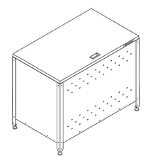 Ларь для овощей ЛДОп 1000*600*800 Profi Inox