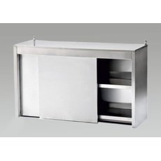 Полка навесная с дверками ПТНД-900 нерж. сталь