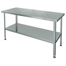 Стол островной (без борта) с усиленным каркасом СРО 18*8 (нерж.)