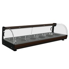 Тепловая настольная витрина Полюс A37 SH 1,0-1 (Carboma ВТ-1,0) (5 гастроемкостей в комплекте)