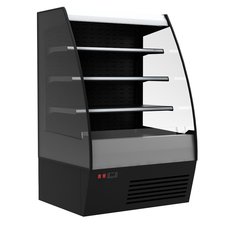 Тепловая пристенная витрина Полюс F 16-08 SH 1,0-2 0020 (Carboma 1600/875 BT-1,0) прозрачный стеклопакет