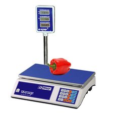 Торговые весы МИДЛ-МТ 15 МГДА ''Базар'' со стойкой (платформа 340х230)