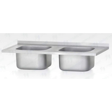 Ванна моечная ВМЦн 1400*700 ''Norma'', 2 м/о, борт - базовый элемент