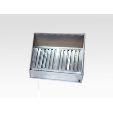 Зонт вытяжной ЗВО 1000*700*500, нерж. ст.