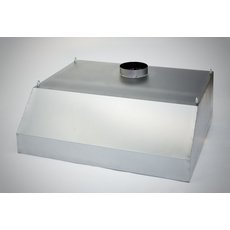 Зонт вытяжной ЗВЗ 1200*1000*400, нерж.ст.