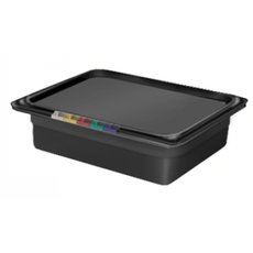 Гастроемкость GN 1/2-65 (черный полипропилен, без крышки)