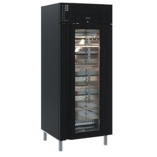 Холодильный шкаф Полюс Carboma PRO M700GN-1-G-MHC 9005 (окраш.сталь, со средним контролем влажности)
