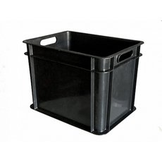 Ящик молочный Финпак 360х260х280 мм (черный)