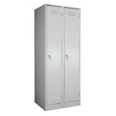 Шкаф для одежды ШРМ-22М-800 серый металл