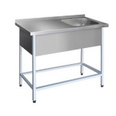 Ванна моечная цельнотянутая Финист ВМЭсц-1 (1000х500х850)