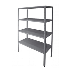 Стеллаж кухонный универсальный Финист 1200х600х1800 (полки окраш.ст, стойки нерж.ст)