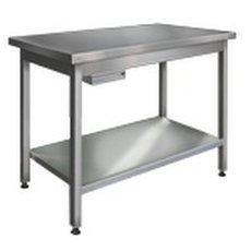Стол производственный Финист СППр (1200х800х850) полка из нерж. стали