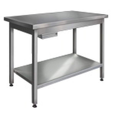 Стол производственный Финист СППр (1500х600х850) полка из нерж. стали