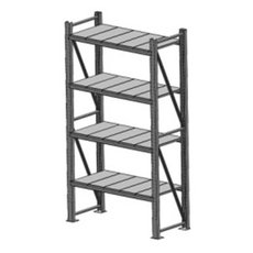 Стеллаж кухонный усиленный разборный 1000х500х2000 (3 полки)