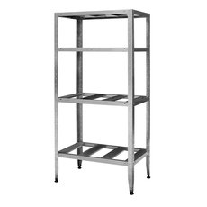 Кухонный стеллаж СКЦР 24/80/50 (полки решетчатые)