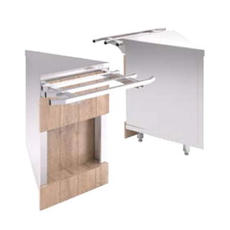 Прилавок нейтральный Refettorio RU10A45 (внешний угол 45°)