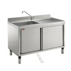 Ванна моечная ANGELO PO LA1416DP левая (с педалью крана)