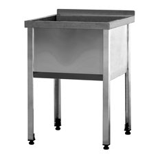 Ванна моечная ВМБЦ 13/60 (сварная, 1 секция, с бортом)