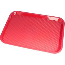 Пластиковый поднос 30х41 см Cambro 1216FF 163 (красный)