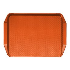 Пластиковый поднос 30х43 см Cambro 1217FFH 166 (оранжевый)