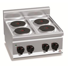 Плита электрическая 4-конфорочная 600 серии Berto's E6P4B