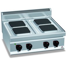 Плита электрическая 4-конфорочная Berto's E7PQ4B