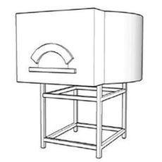 Печь для пиццы дровяная Ceky R140