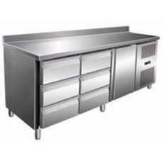 Стол с морозильным шкафом COOLEQ GN3260BT бортик 6 ящиков+1 дверь