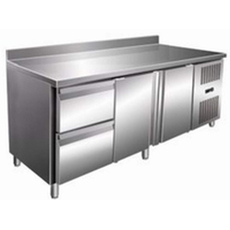 Стол с охлаждаемым шкафом COOLEQ GN3220TN бортик 2 ящика+2 двери