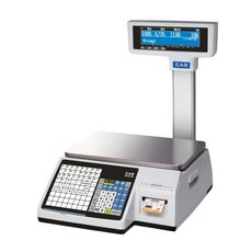 Торговые весы с печатью этикеток CAS CL3000-15P (платформа 376x246 мм)