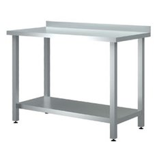 Стол разделочный пристенный с бортом СРПШ; СП 400x600