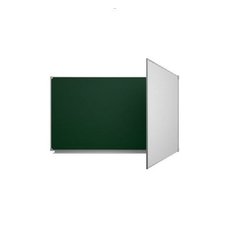 Двухэлементная школьная доска (мел+маркер) 2250х1000 полимерная