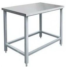 Стол разделочный без борта, с нижней обвязкой СРЦЦЭ; ОБ 600x700
