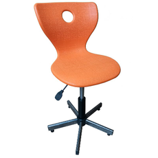 Стул ученический группа роста №4-7 на газовом лифте с цельным пластиком ДВУХСЛОЙНЫМ ДЫШАЩИМ