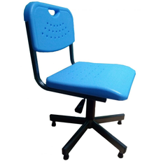 Стул ученический "Ламифорка", полуавтоматическая регулировка роста - ГАЗОВЫЙ ЛИФТ, сиденье пластик ДВУХСЛОЙНЫЙ ДЫШАЩИЙ,на пятилучие