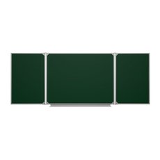 Трехэлементная школьная доска (мел) 3000х1000 полимерная