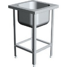 Ванна моечная цельнотянутая ВМЦНS1 700х630