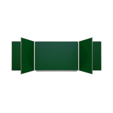 Пятиэлементная школьная доска (мел) 3000х1000 полимерная