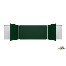 Пятиэлементная школьная доска (мел+маркер) 3000х1000 полимерная