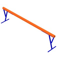 Бревно гимнастическое регулируемое, L- 5м., H-0,8-1.2