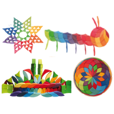 Цветные орнаменты